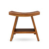 The RANDI, Teak Shower Bench, Teak Shower Stool, 18 Inch